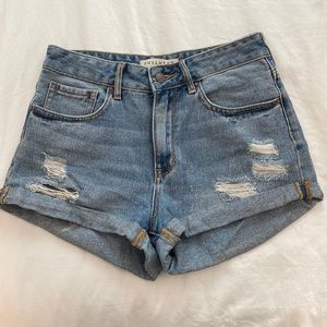 Bullhead Denim Jean High Rise Shorts